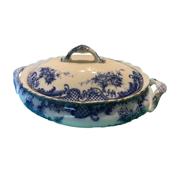 1900 Klondyke MS&CE Serving Dish - Imperfect - Picture 1 of 9